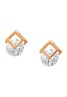 Lootkabazaar Korean Made Cubic Zirconia Stylish Dailywear Stud Earring Valentine Free Gift Combo For Women (Pack Of 3) (KDAJERGS111806)